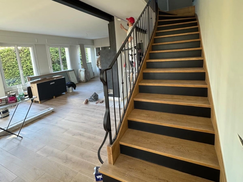 Revêtement de sol en parquet stratifié à Caen